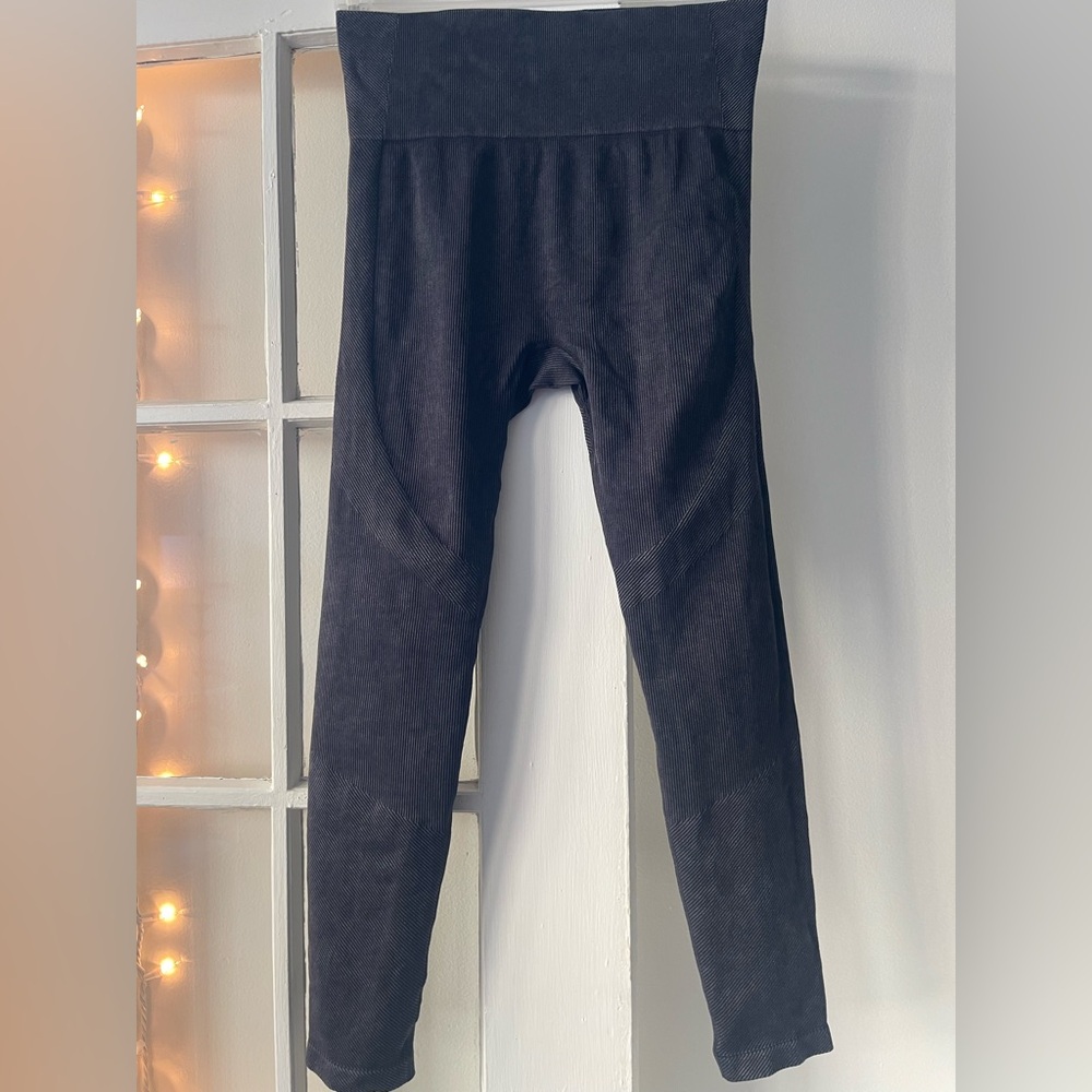 JoyLab Charcoal Thick Ribbed Leggings